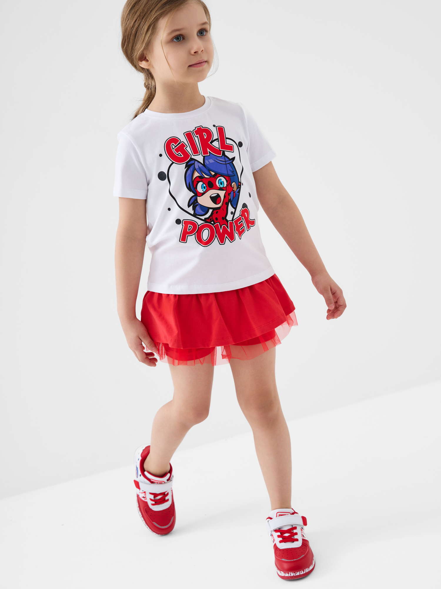 Футболка и юбка-шорты PlayToday 12642003 - фото 4