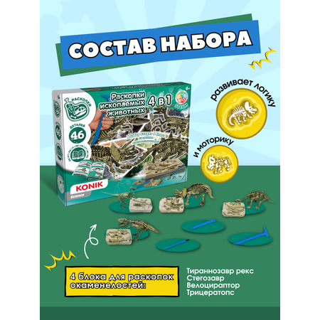 Набор для раскопок KONIK Science