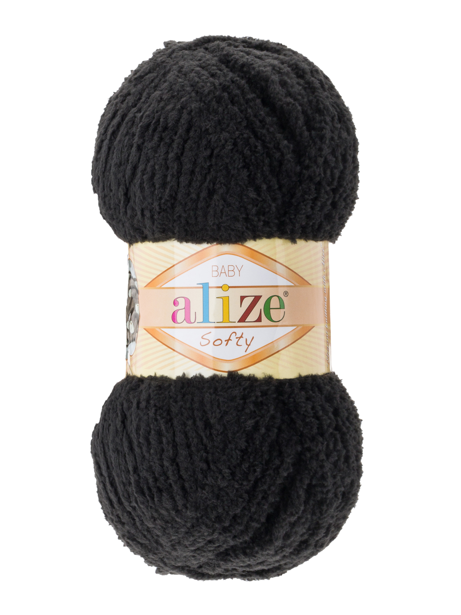 Пряжа плюшевая для игрушек и пледов Alize 50г 115м 5шт - фото 4