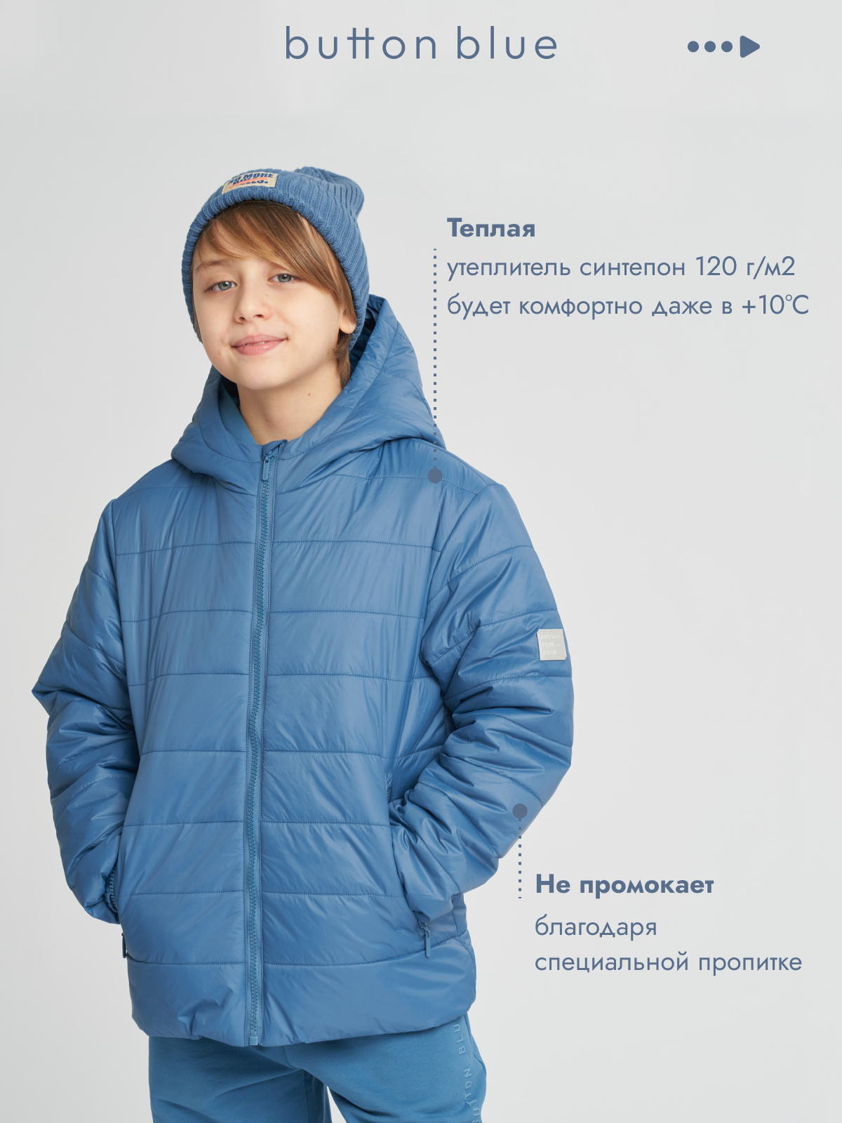 Куртка BUTTON BLUE 125BBBB4101 - фото 4
