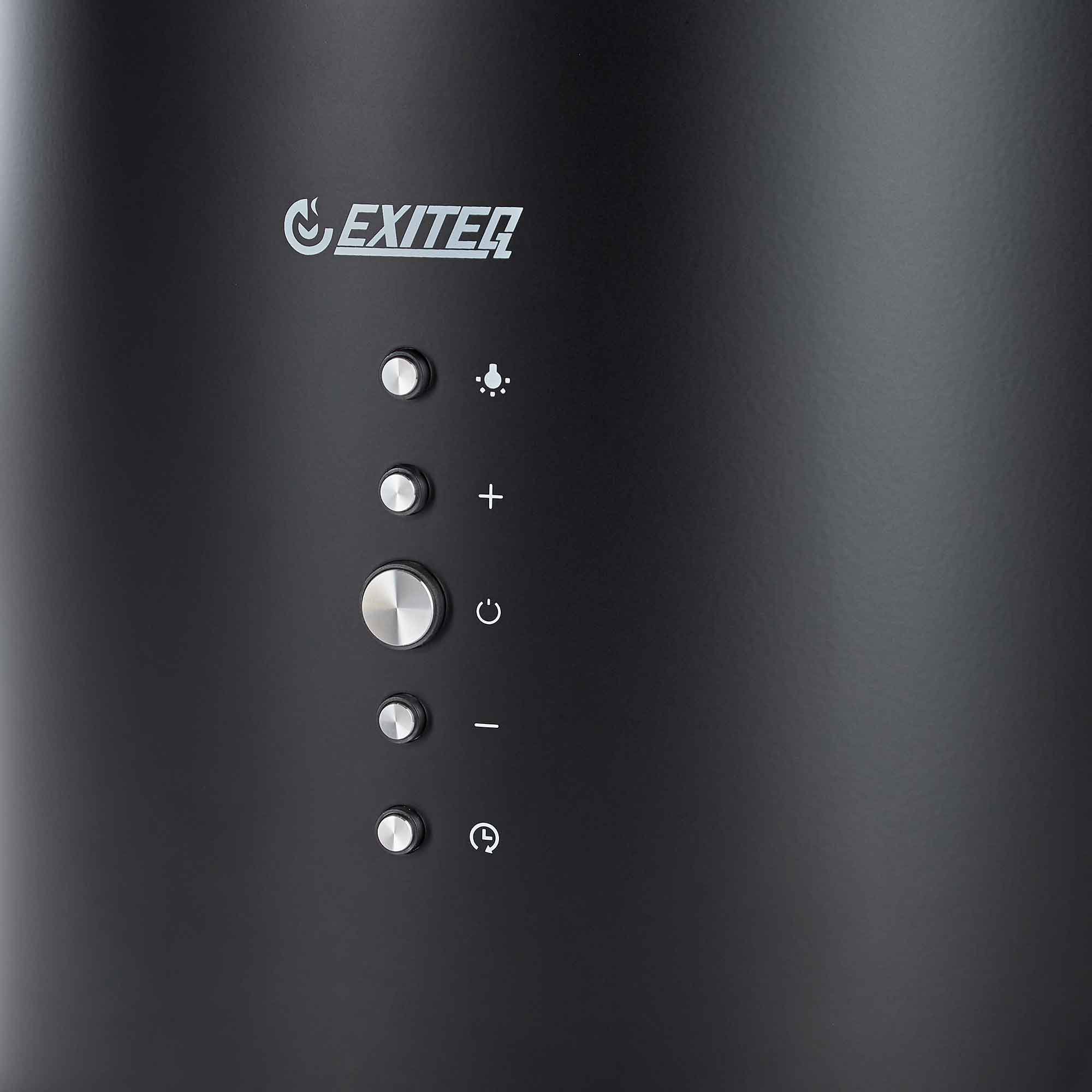Вытяжка кухонная цилиндрическая EXITEQ EX-1296 black - фото 8