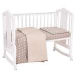 Комплект постельного белья Polini kids Звезды 3предмета Макиато