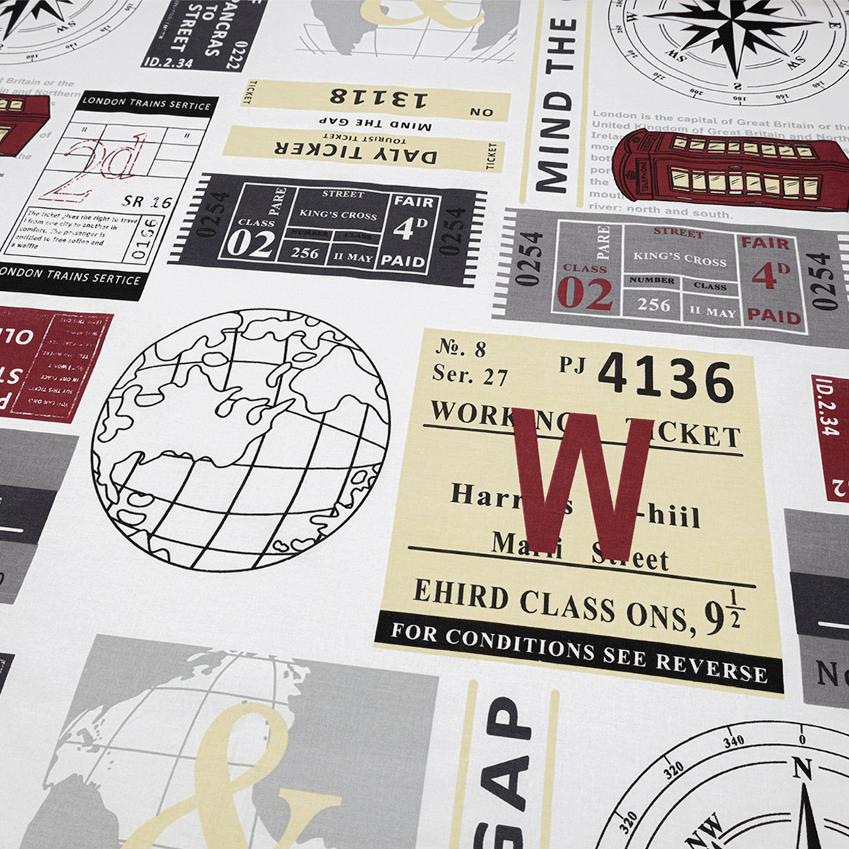 Комплект постельного белья BRAVO Ньюз семейный 5 предм. - фото 6