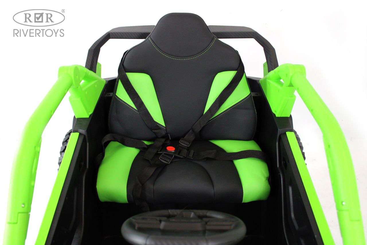 Электромобиль RIVERTOYS Z707ZZ-GREEN С пультом ДУ - фото 18