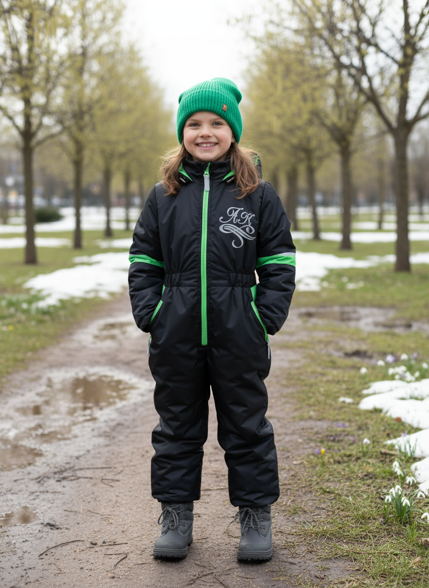 Комбинезон Arctic kids 30-041/2 черный яблоко - фото 2