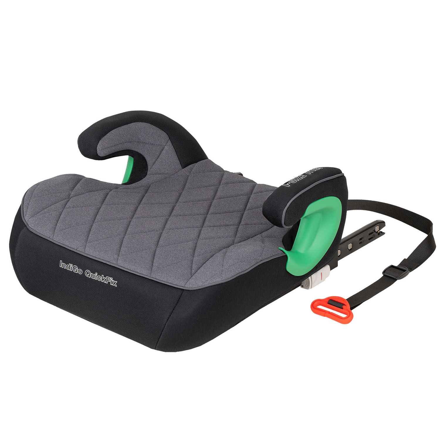 Автокресло Indigo QuickFix черно-серый Isofix 3 (22-36 кг) серый - фото 9