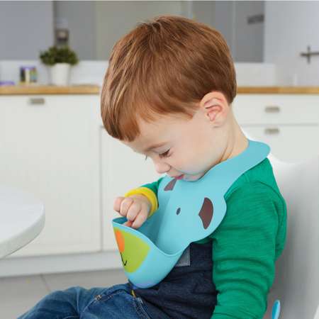 Нагрудник Skip Hop силикон