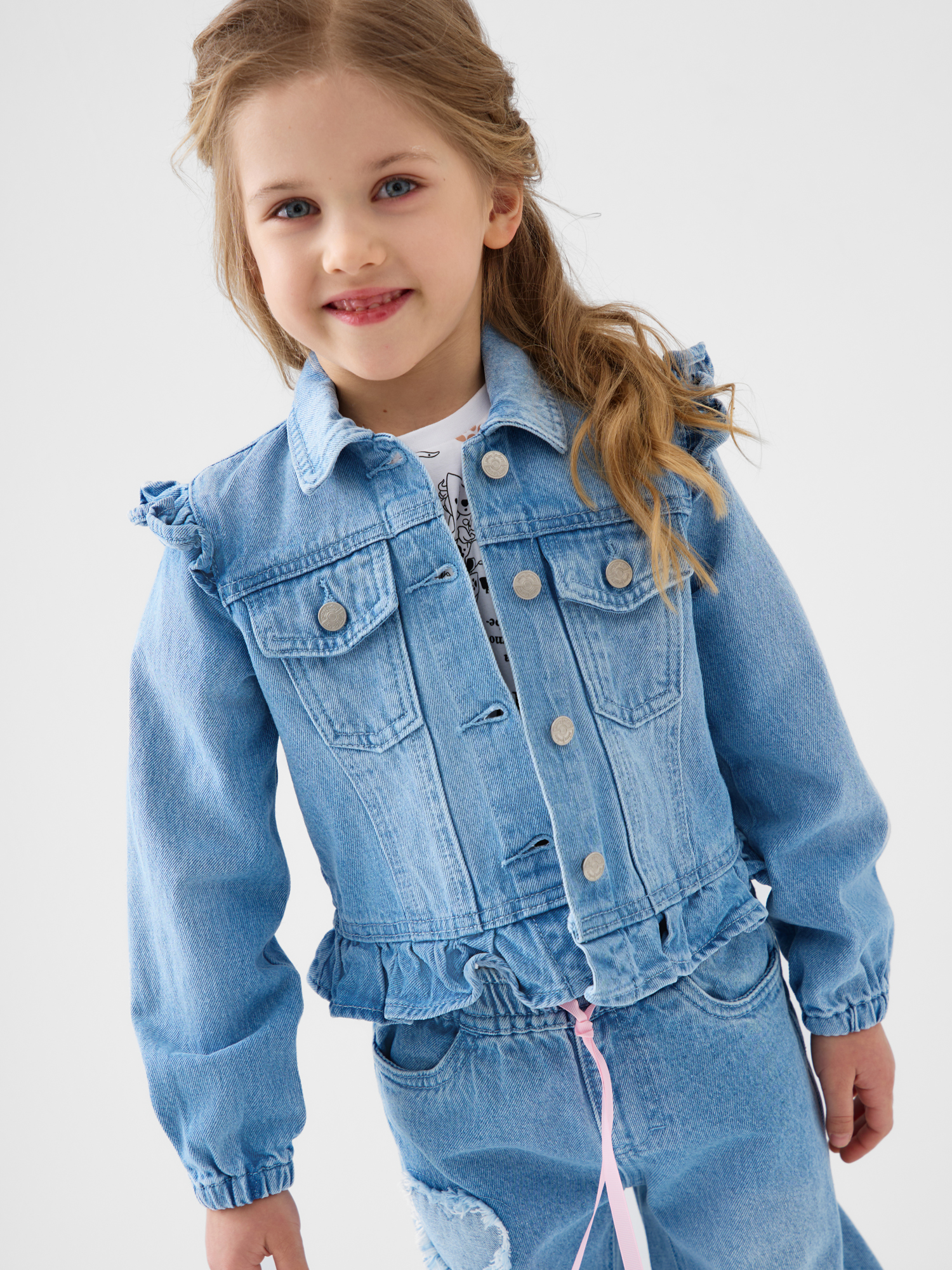 Куртка джинсовая PlayToday 12622001 - фото 6