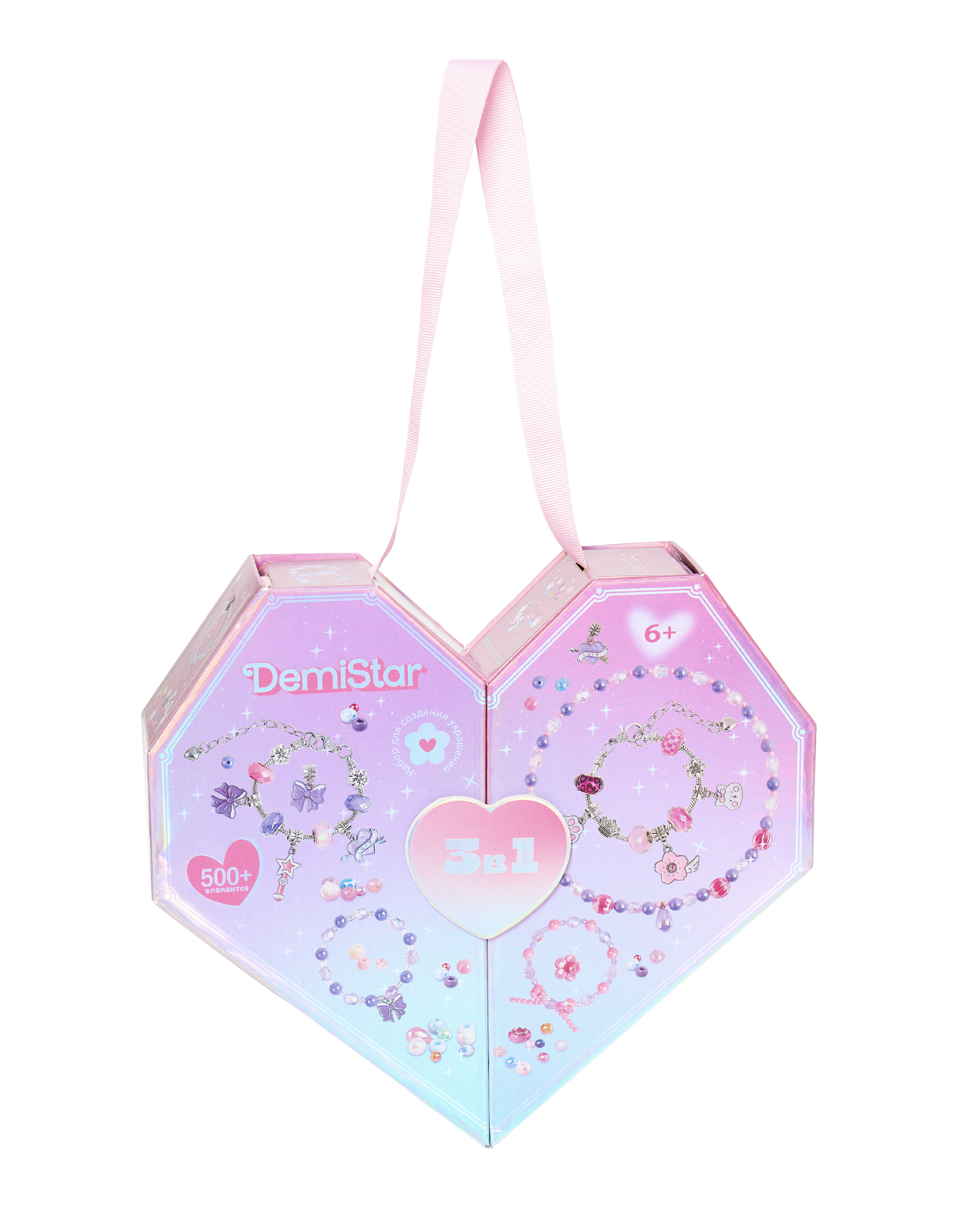 Изображение товара Набор для творчества Demi Star Сердце - создание браслетов для детей 6 лет