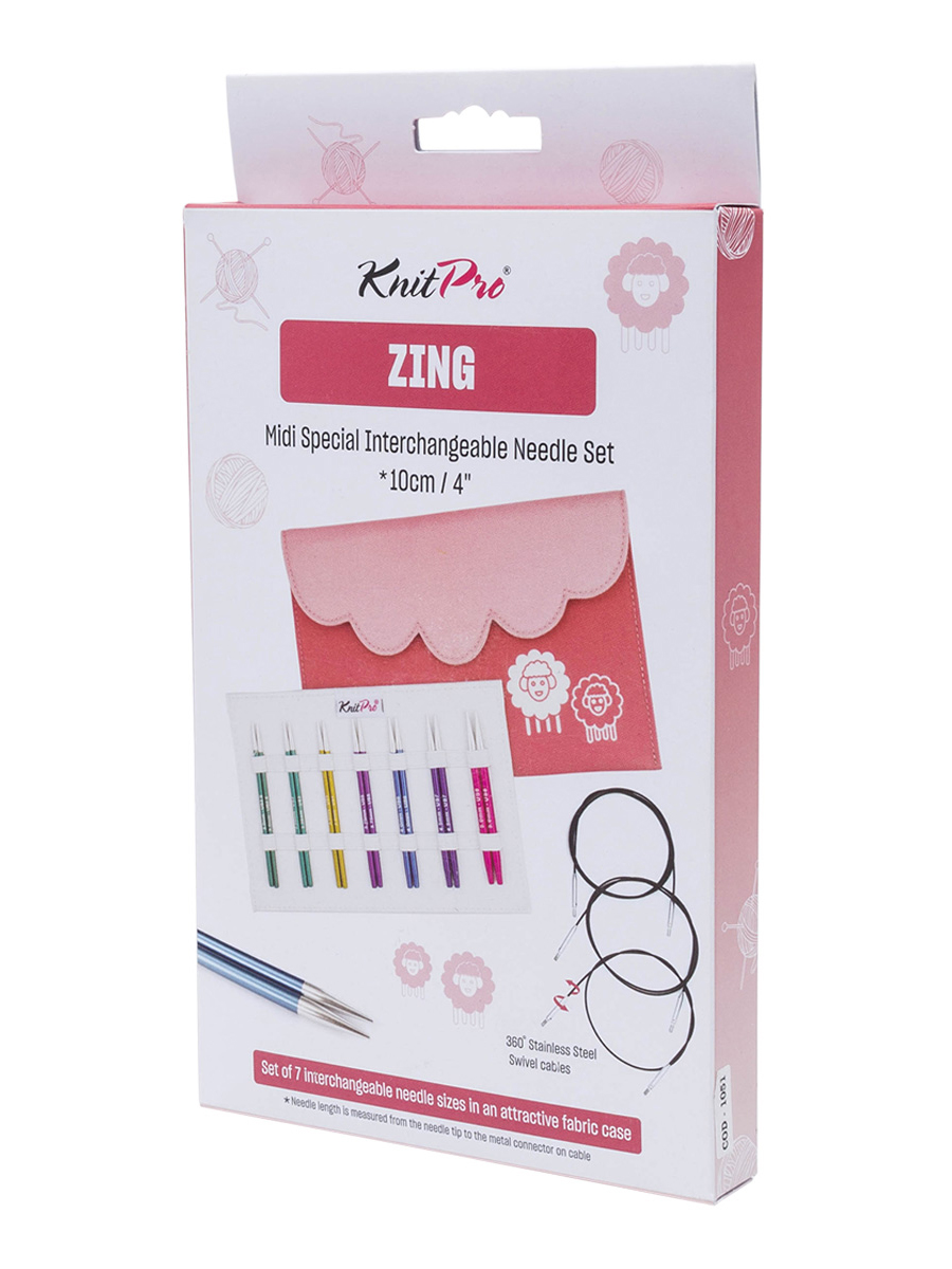 Спицы для вязания KnitPro съемные d 3-5 мм 10 см 7 пар - фото 9