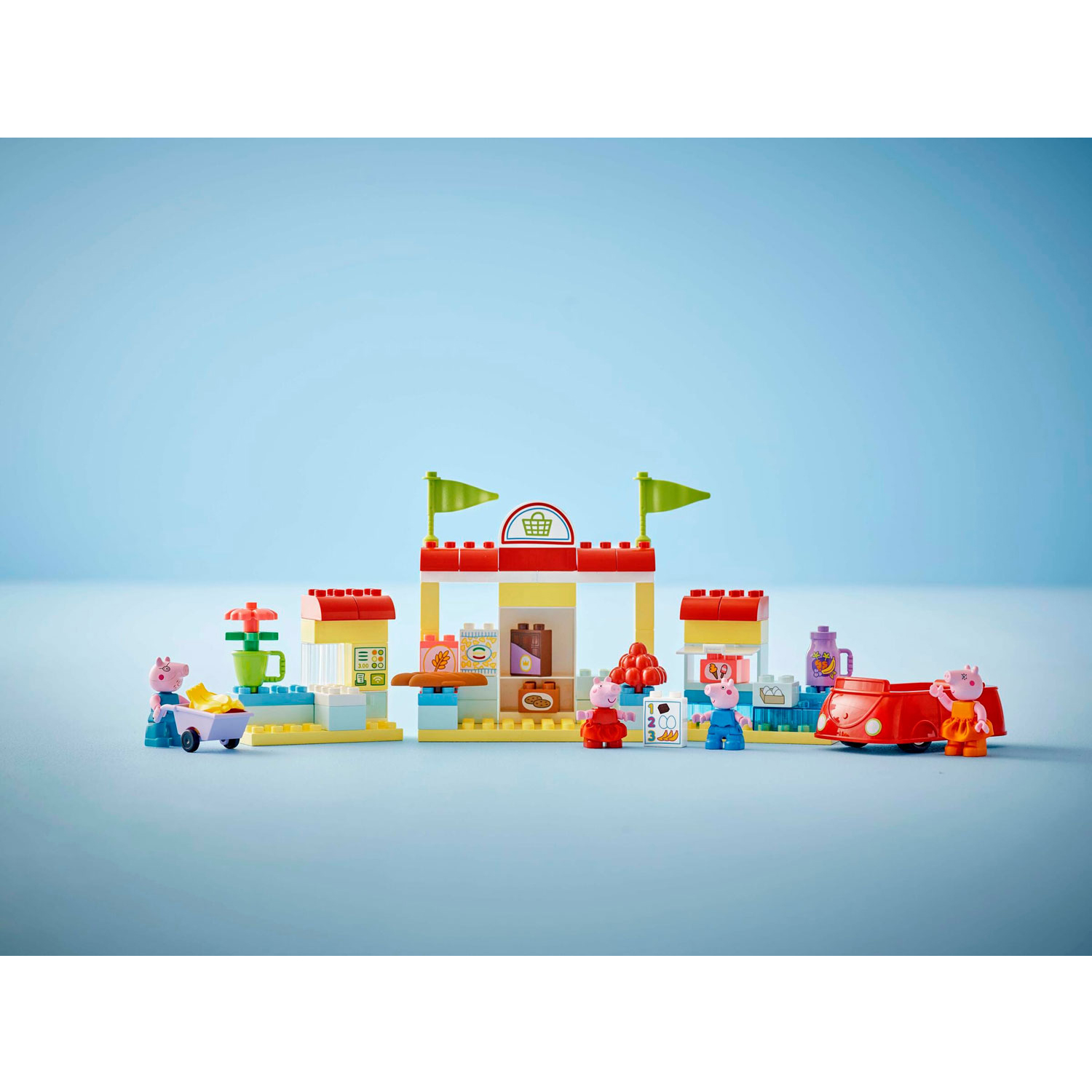 Конструктор LEGO DUPLO Свинка Пеппа: супермаркет 70 дет. - фото 3