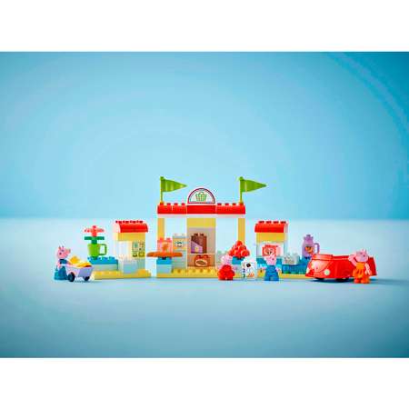 Конструктор LEGO DUPLO Свинка Пеппа: супермаркет блочный