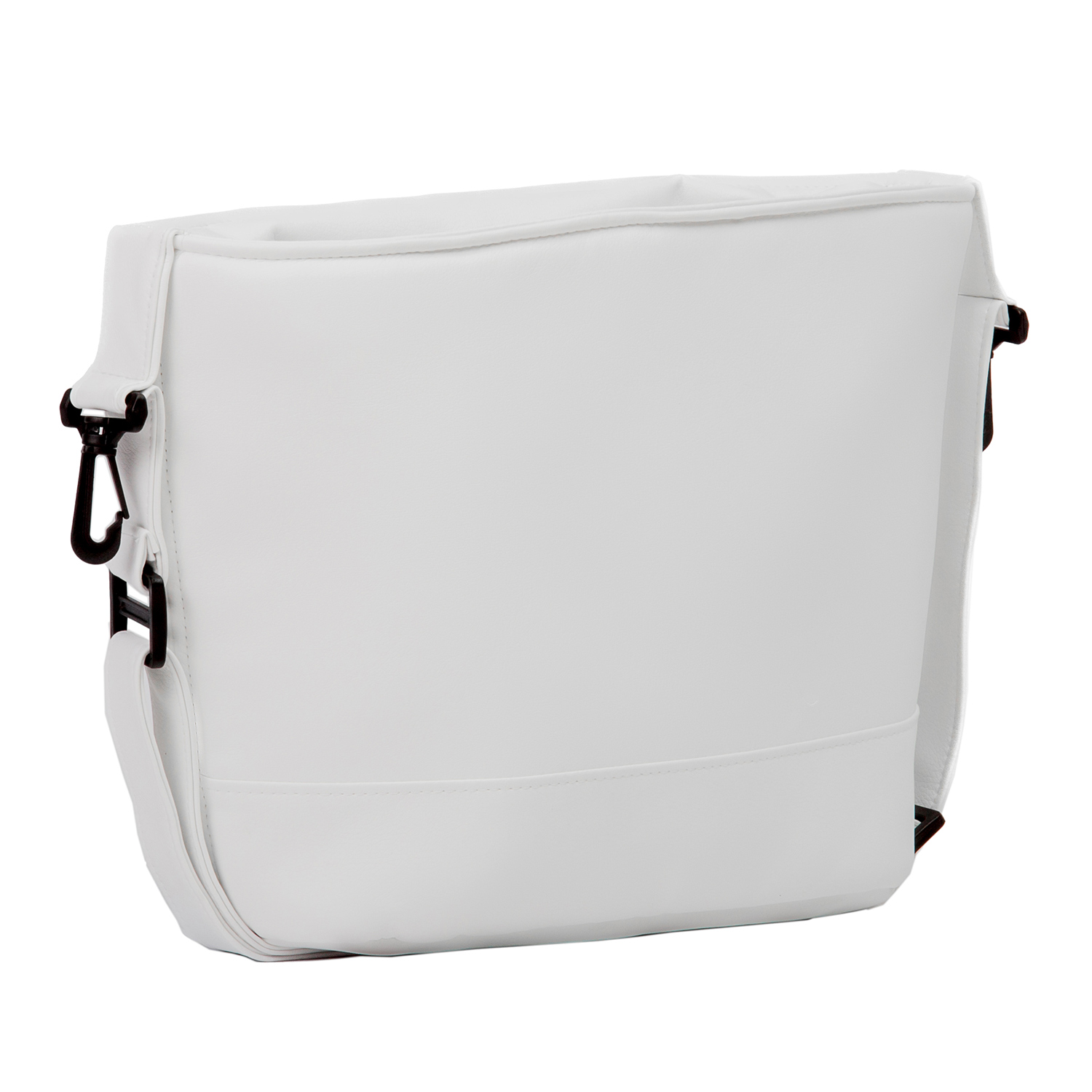 Коляска 2в1 Indigo Barbara Eco Classic кожа белый - фото 5