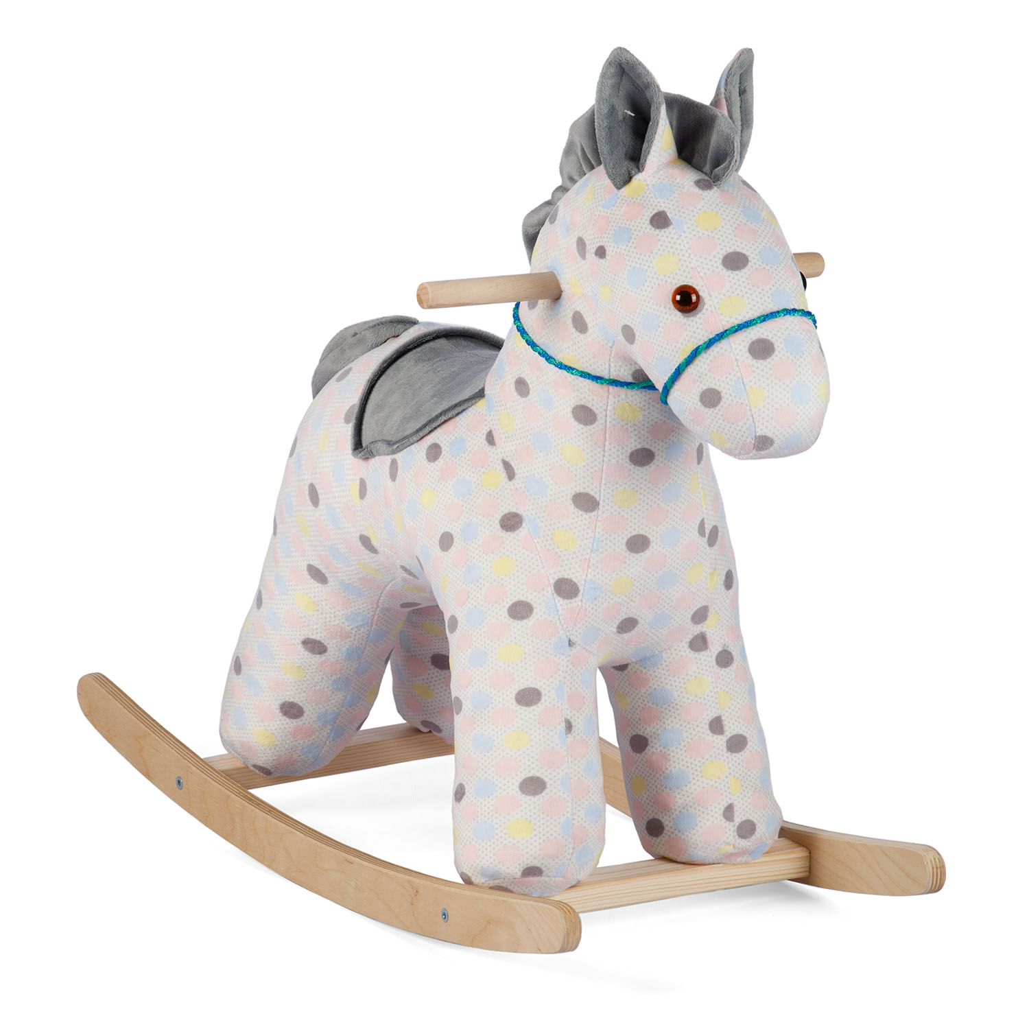 Качалка Тутси лошадка серый - фото 3