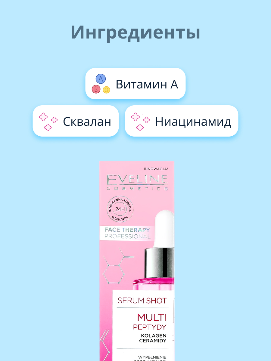 Сыворотка EVELINE с мультипептидами - фото 2