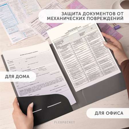 Папка с ручками Flexpocket А4