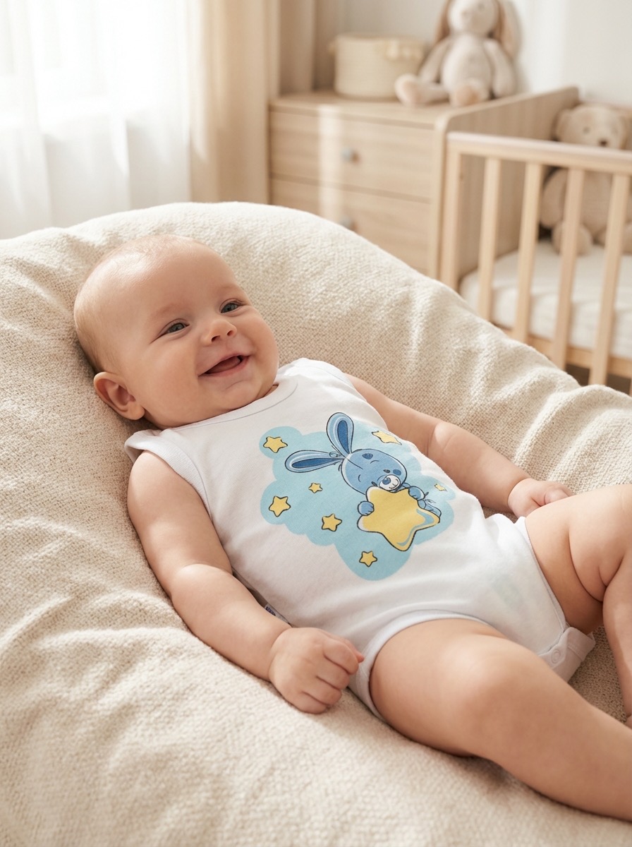 Боди-майка 2 шт КЛЯКСА БодМайк3162305ГолЗайГол - фото 7