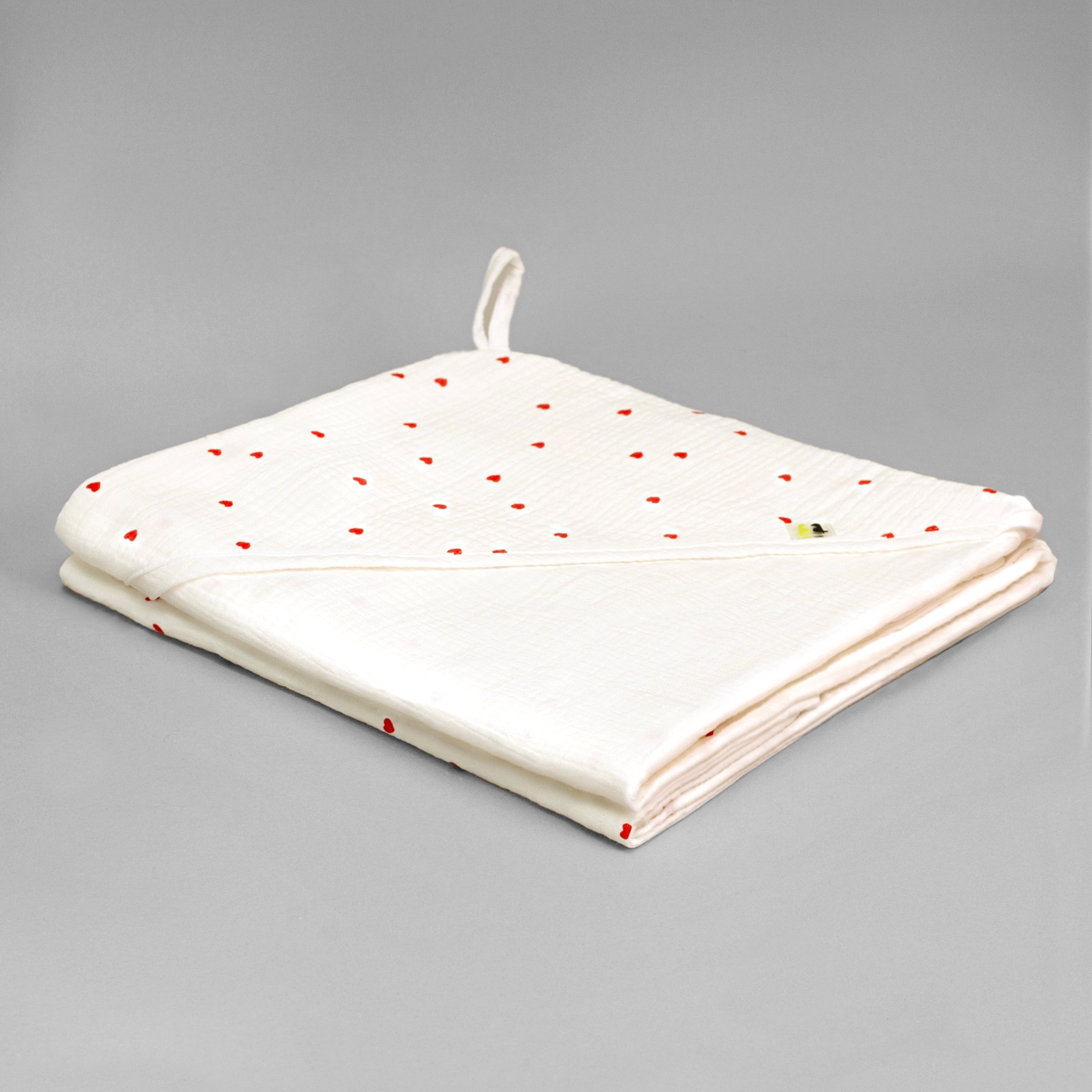 Полотенце уголок Фабрика Бамбук с капюшоном (уголком) 98 x 98 см - фото 1