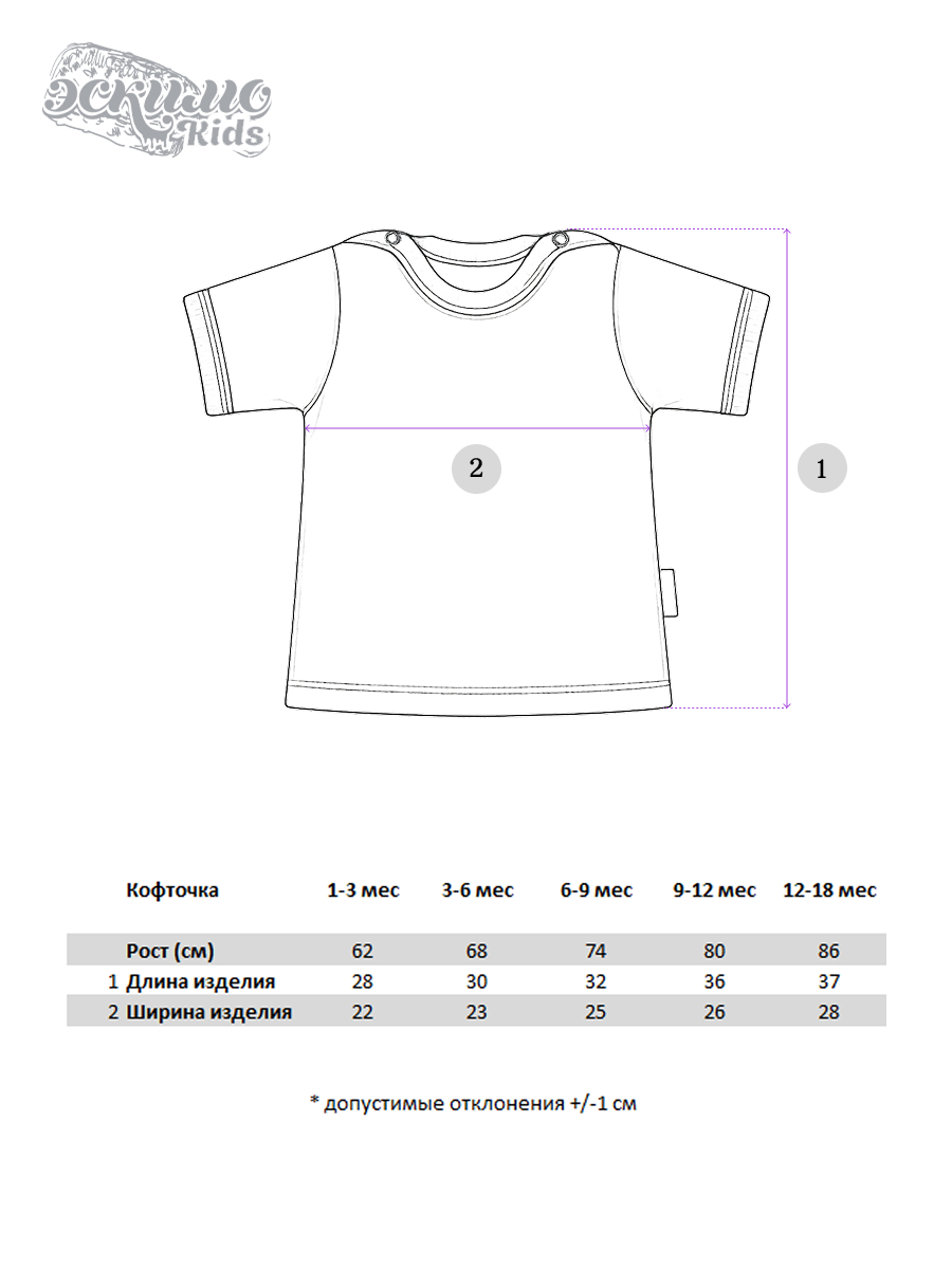 Футболка 2 шт Эскимо 64-202 - фото 4