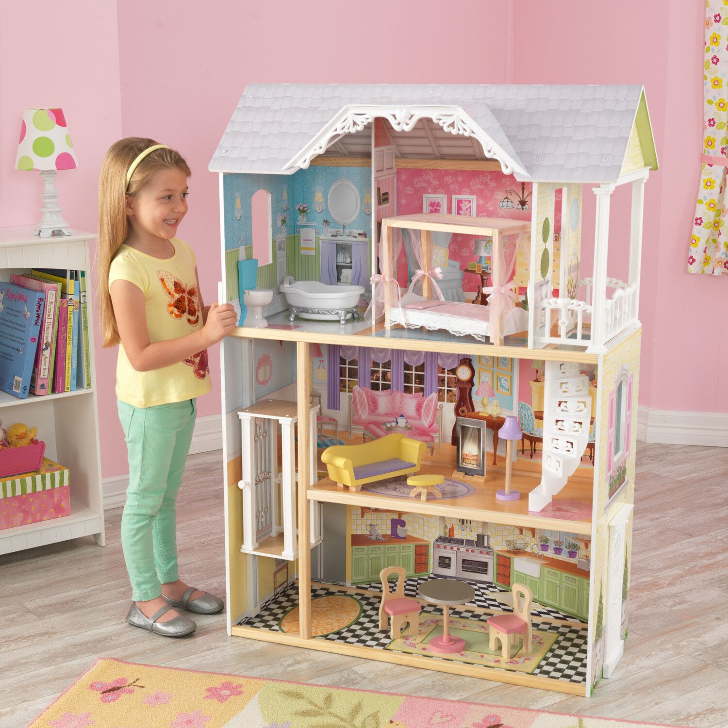 Домик для кукол KidKraft с мебелью 65869_KE - фото 1