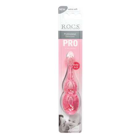 Зубная щётка R.O.C.S. Pro Baby от 0 до 3 лет в ассортименте
