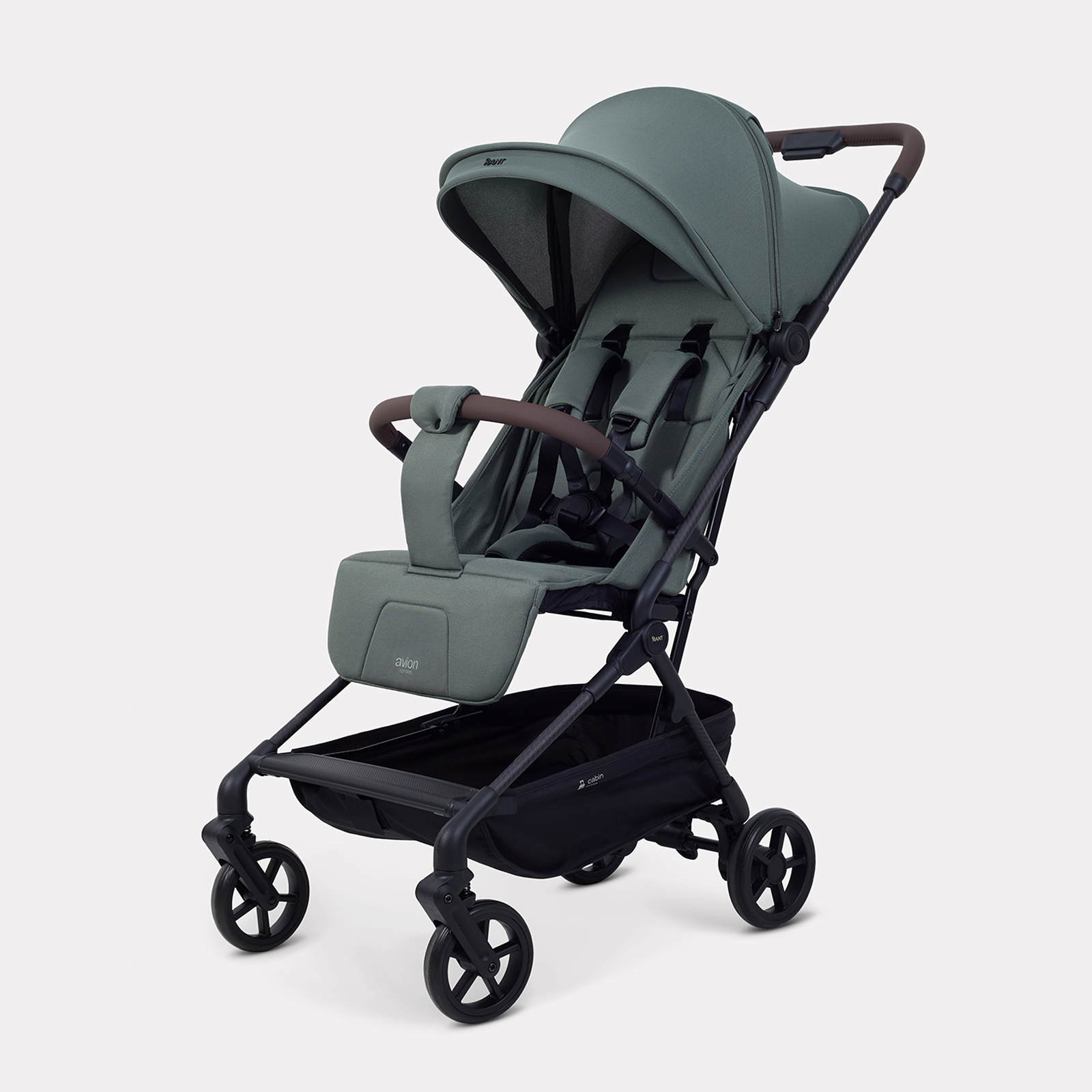 Коляска прогулочная Rant Avion Carbon зеленый - фото 1