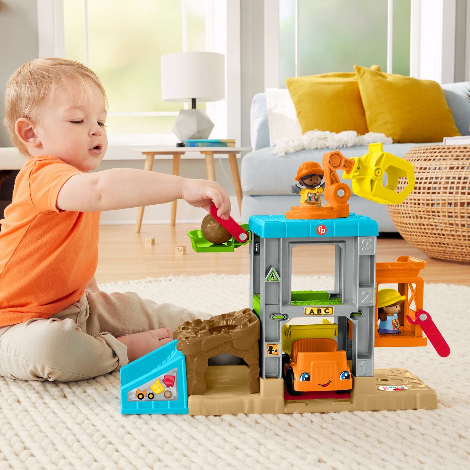 Игровой набор Fisher Price Little People Стройка - фото 21