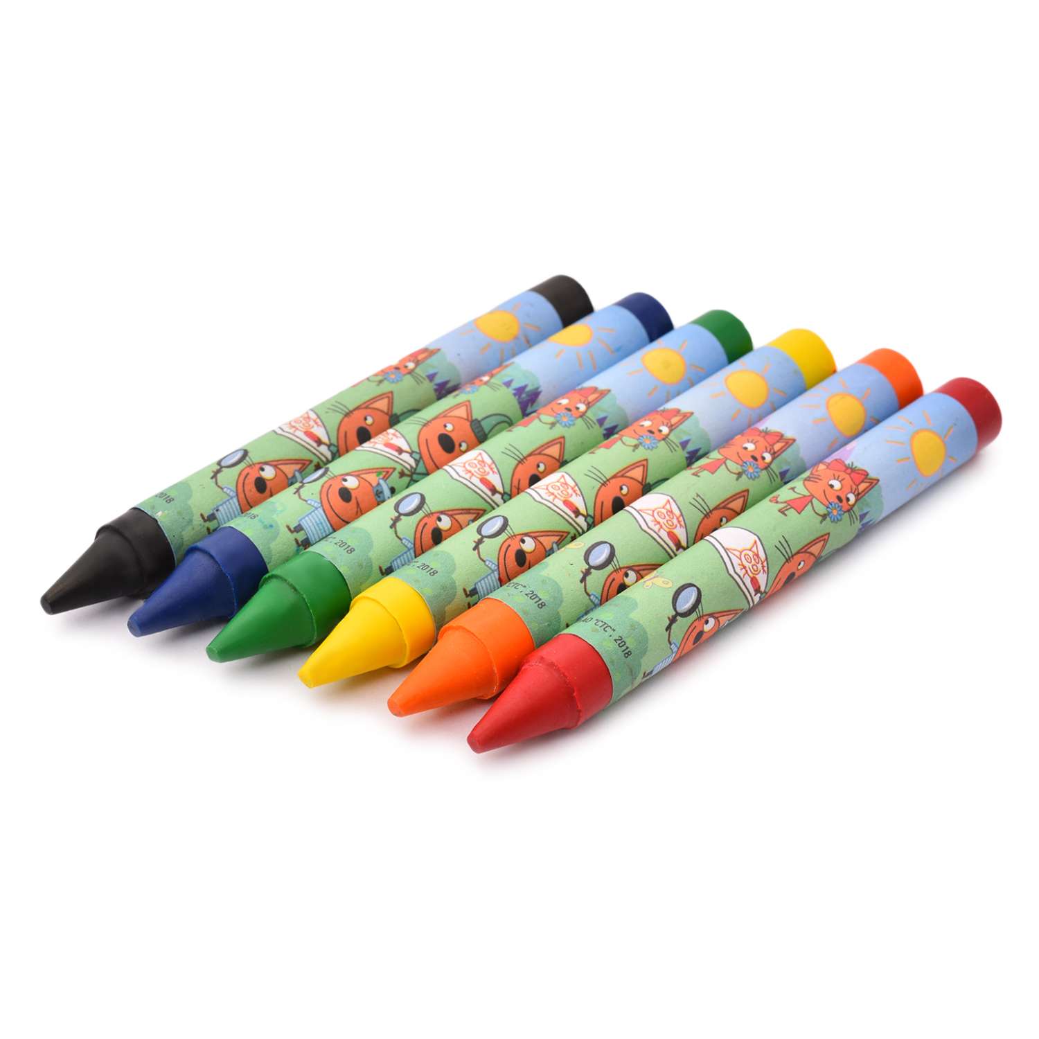 Восковые мелки Kinderline 6 шт. - фото 3