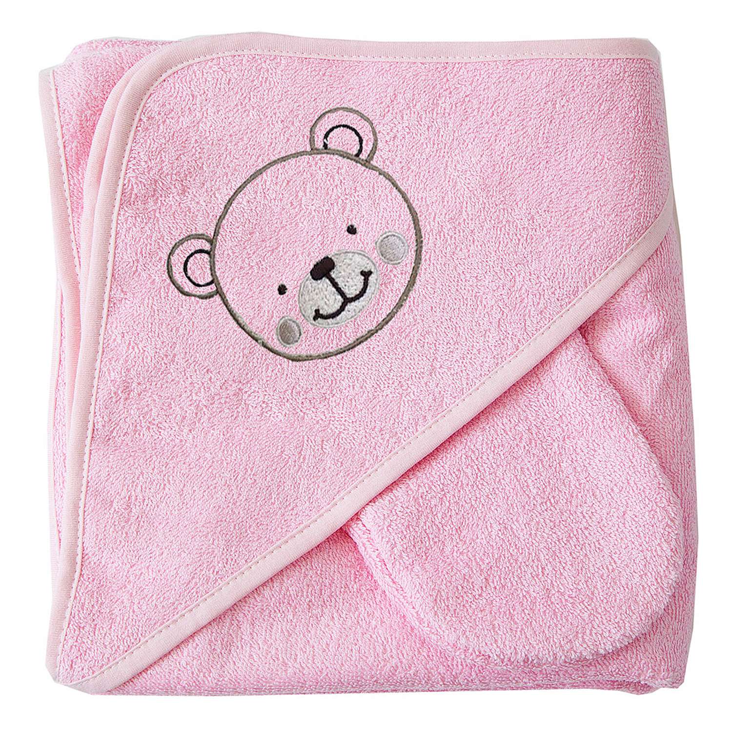 Комплект для купания Baby Nice 3предмета Розовый К32415 - фото 3