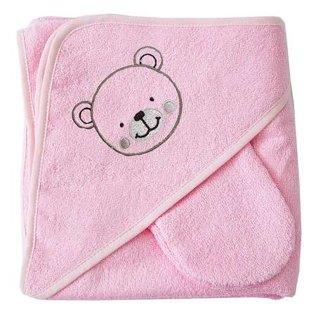 Комплект для купания Baby Nice 3предмета Розовый К32415