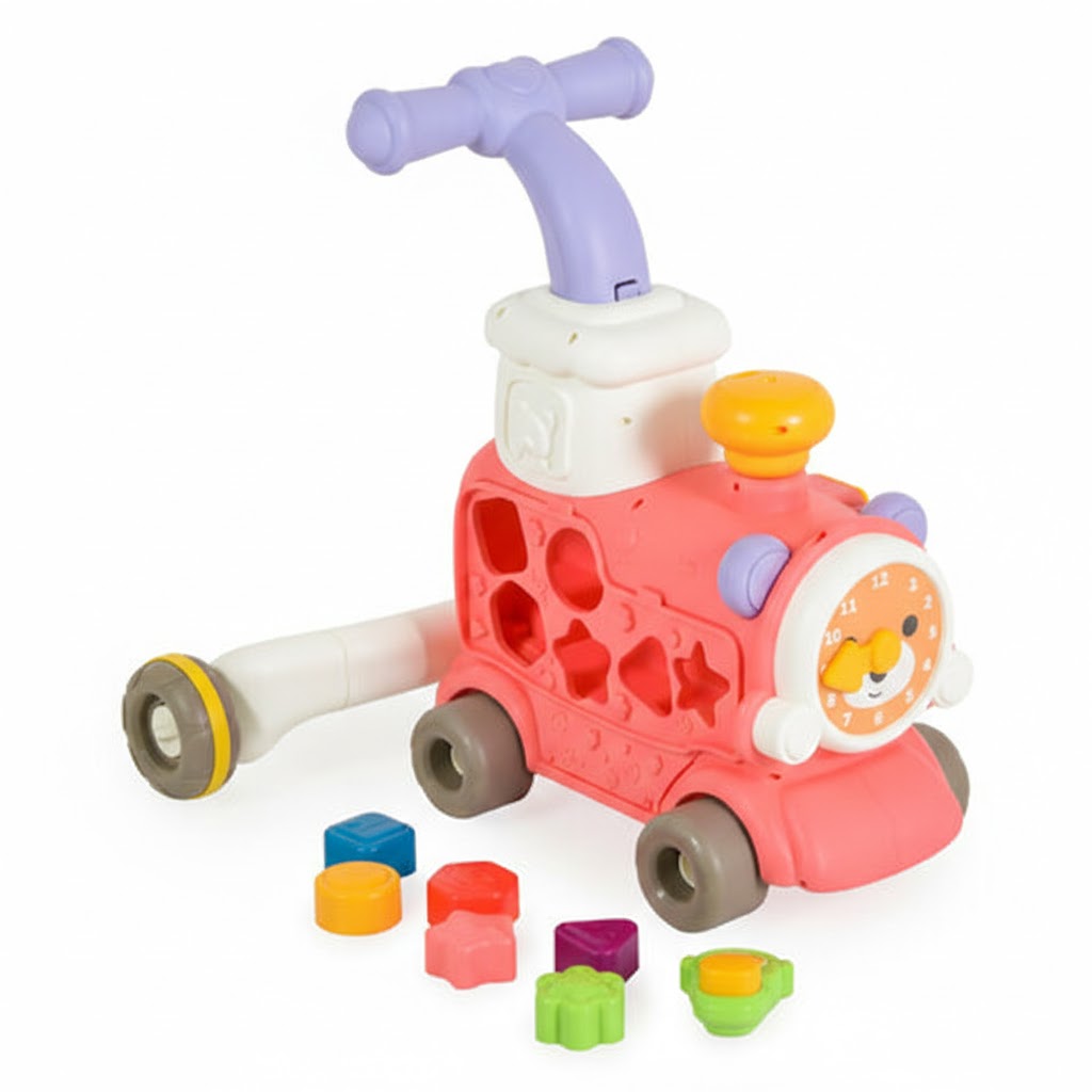 Каталка LANSI WORLD розовый - фото 9