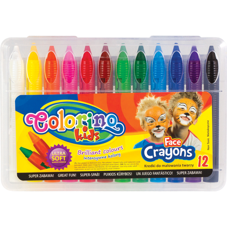 Аквагрим COLORINO карандаши-мелки 12 цв.