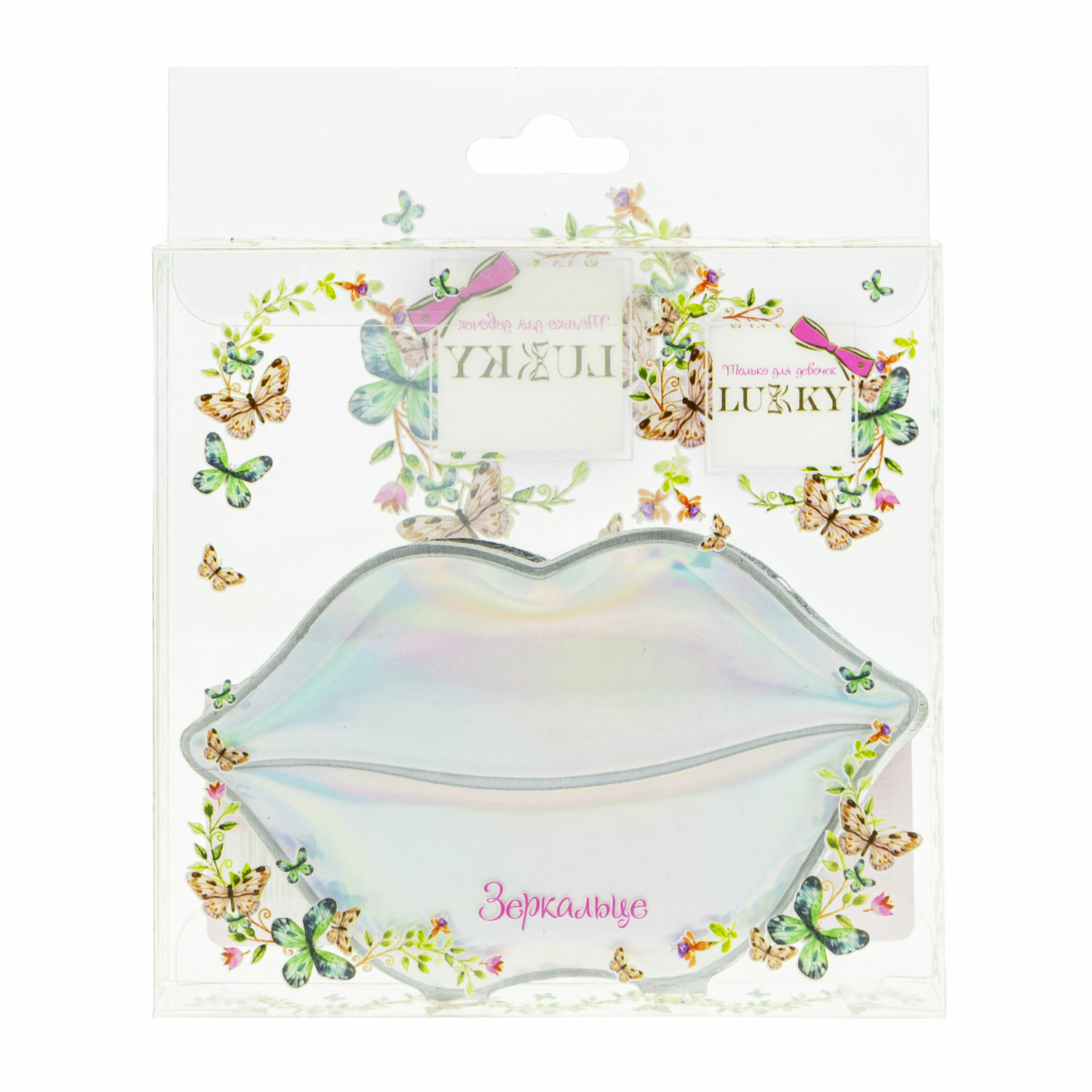 Зеркало LUCKY Губы карманное - фото 3