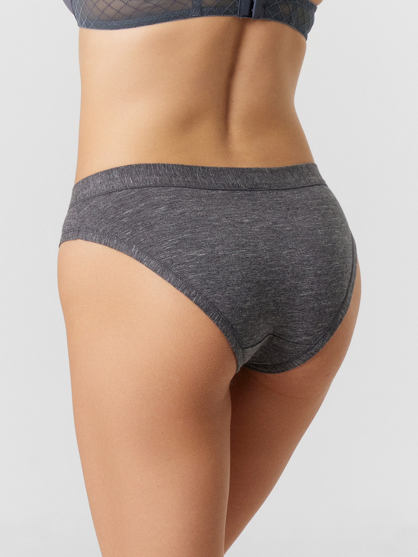 Трусы 3 шт Mark Formelle (Марк Формэль) 412236-3/темно -серый меланж - фото 3