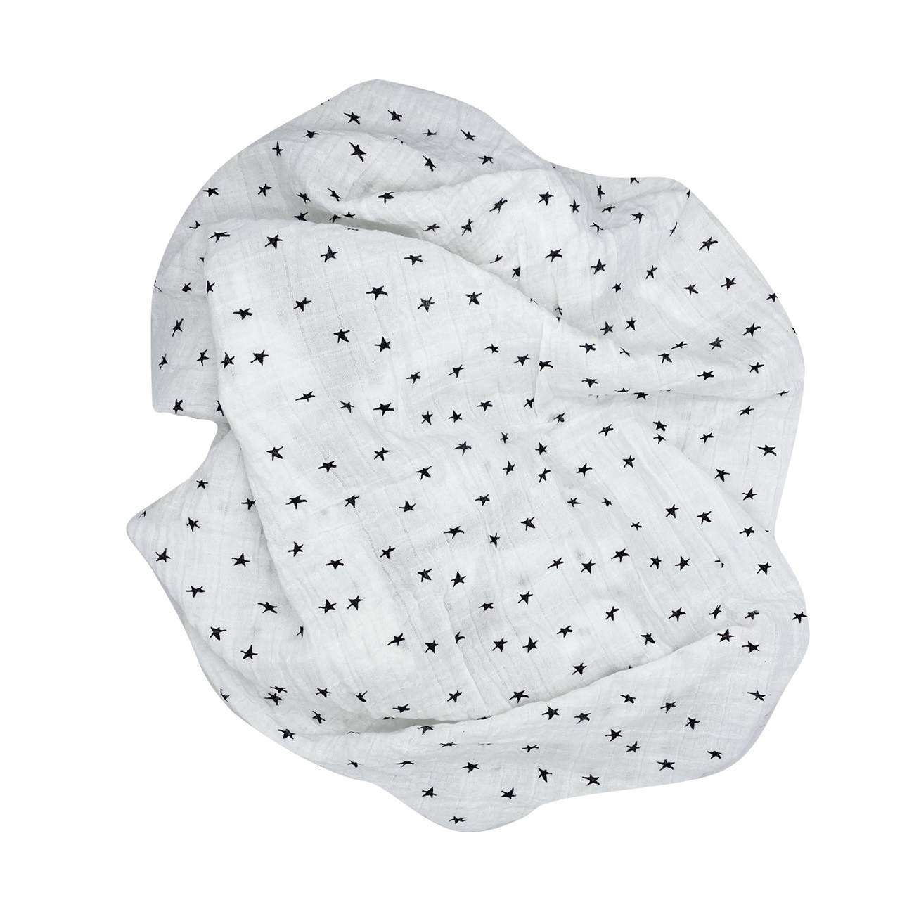 Пелёнка Mamalino Звезды муслин 120х120 см - фото 1