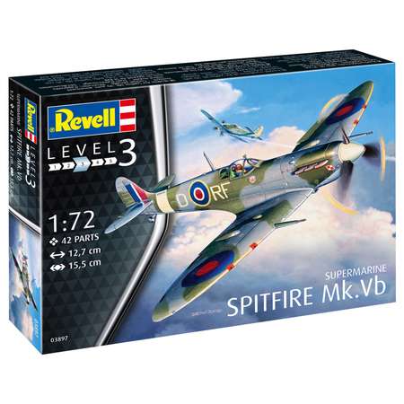 Сборная модель Revell Британский истребитель Spitfire Mk Vb времен Второй мировой войны