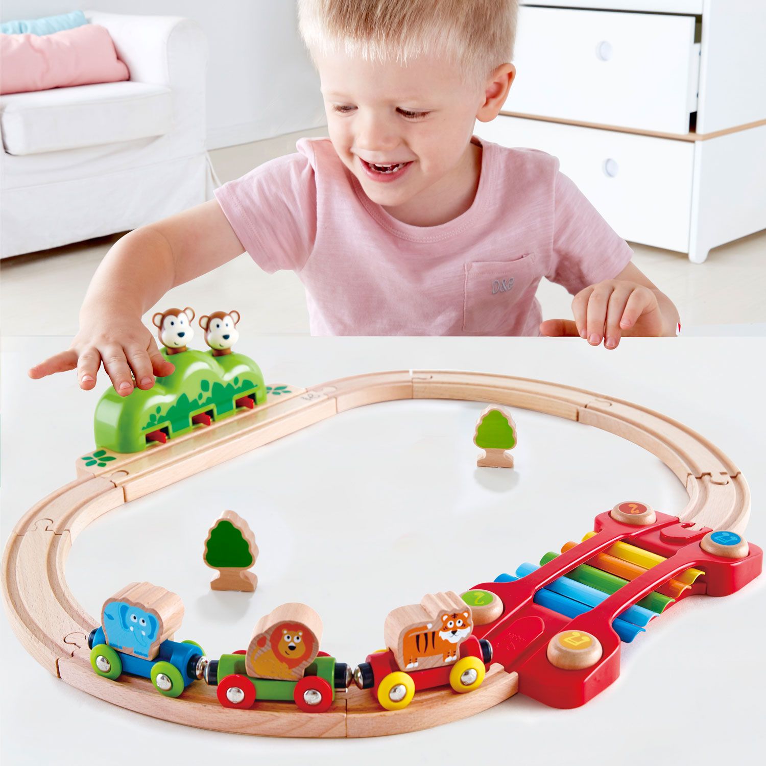Развивающая железная дорога Hape E3825_HP - фото 1