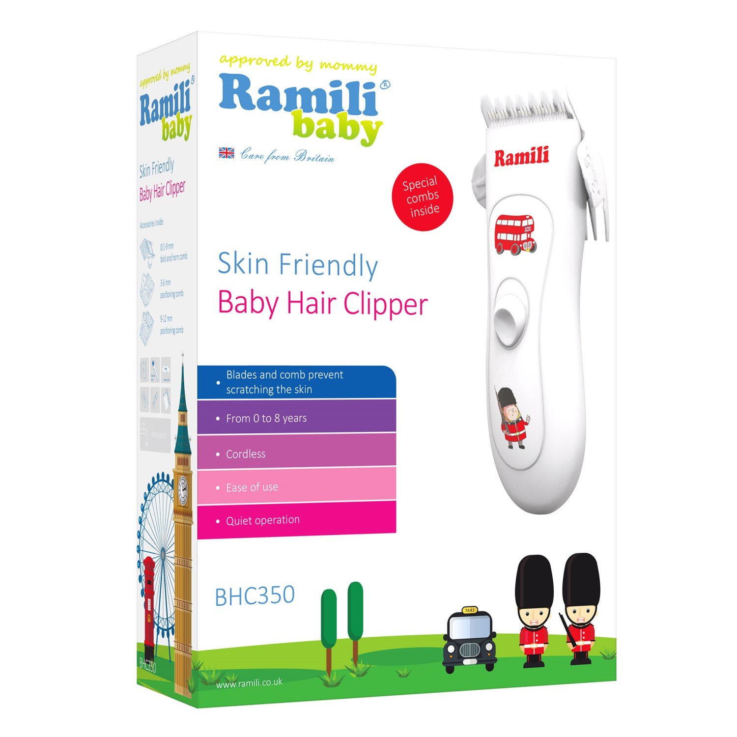 Машинка для стрижки Ramili Hair Clipper BHC350 - фото 4