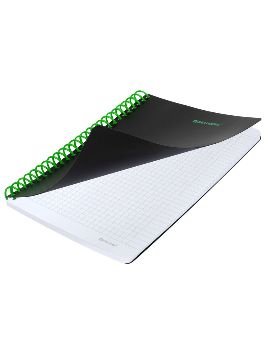 Общая тетрадь Brauberg клетка 80 лист. - фото 3