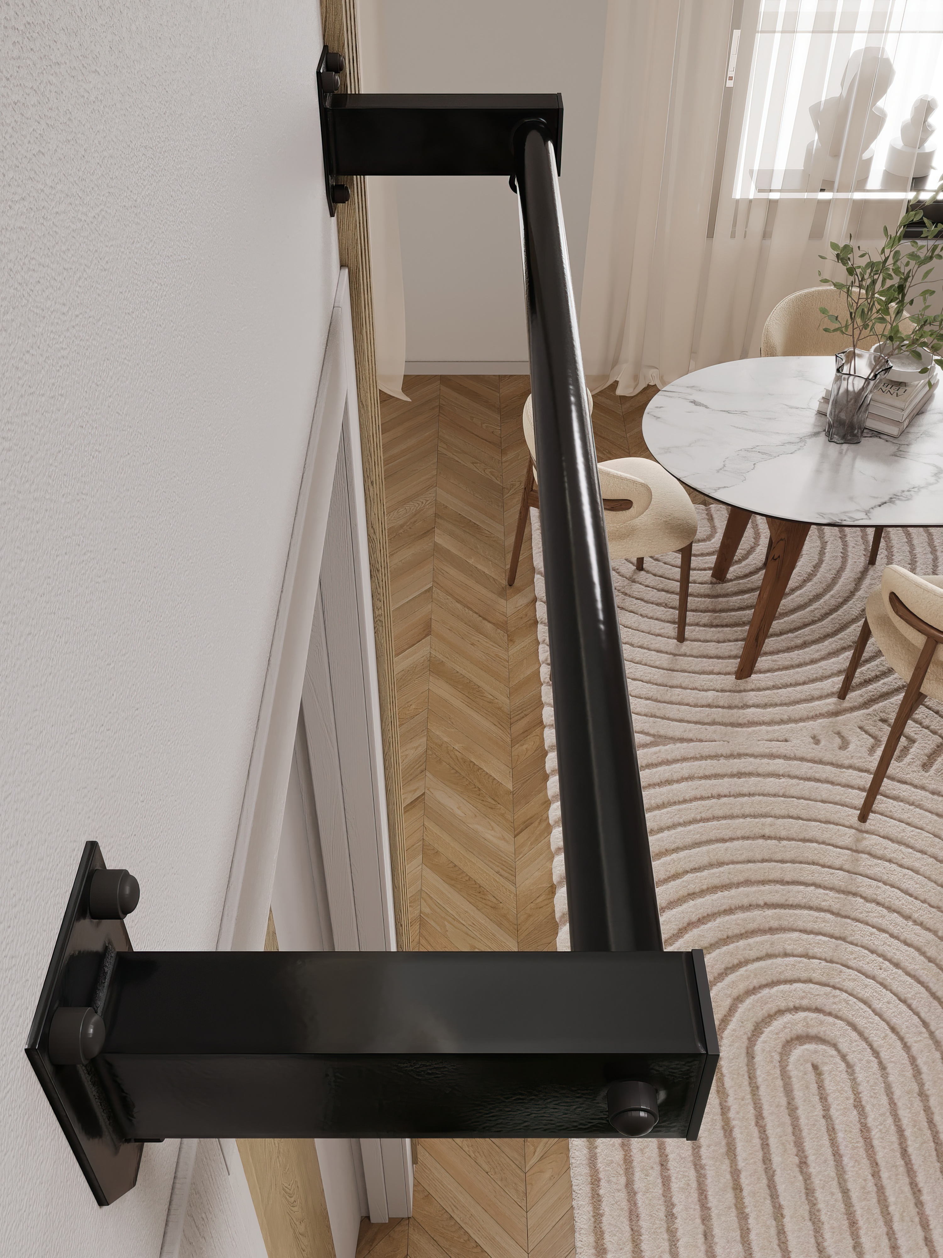 Турник настенный наддверный "Классик"PRO - прорезиненное покрытие - фото 10