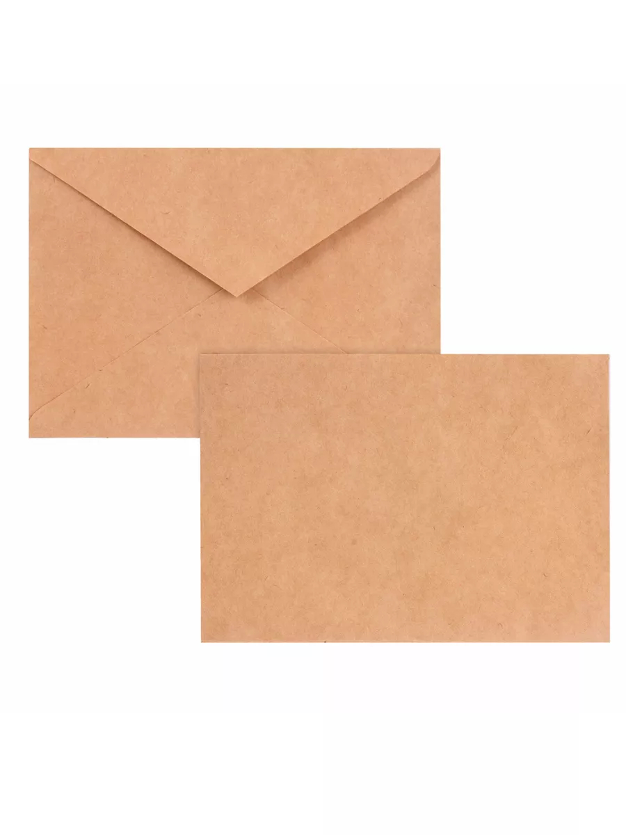 Конверты бумажные AXLER почтовые для писем пригласительных и сертификатов коричневые - фото 2
