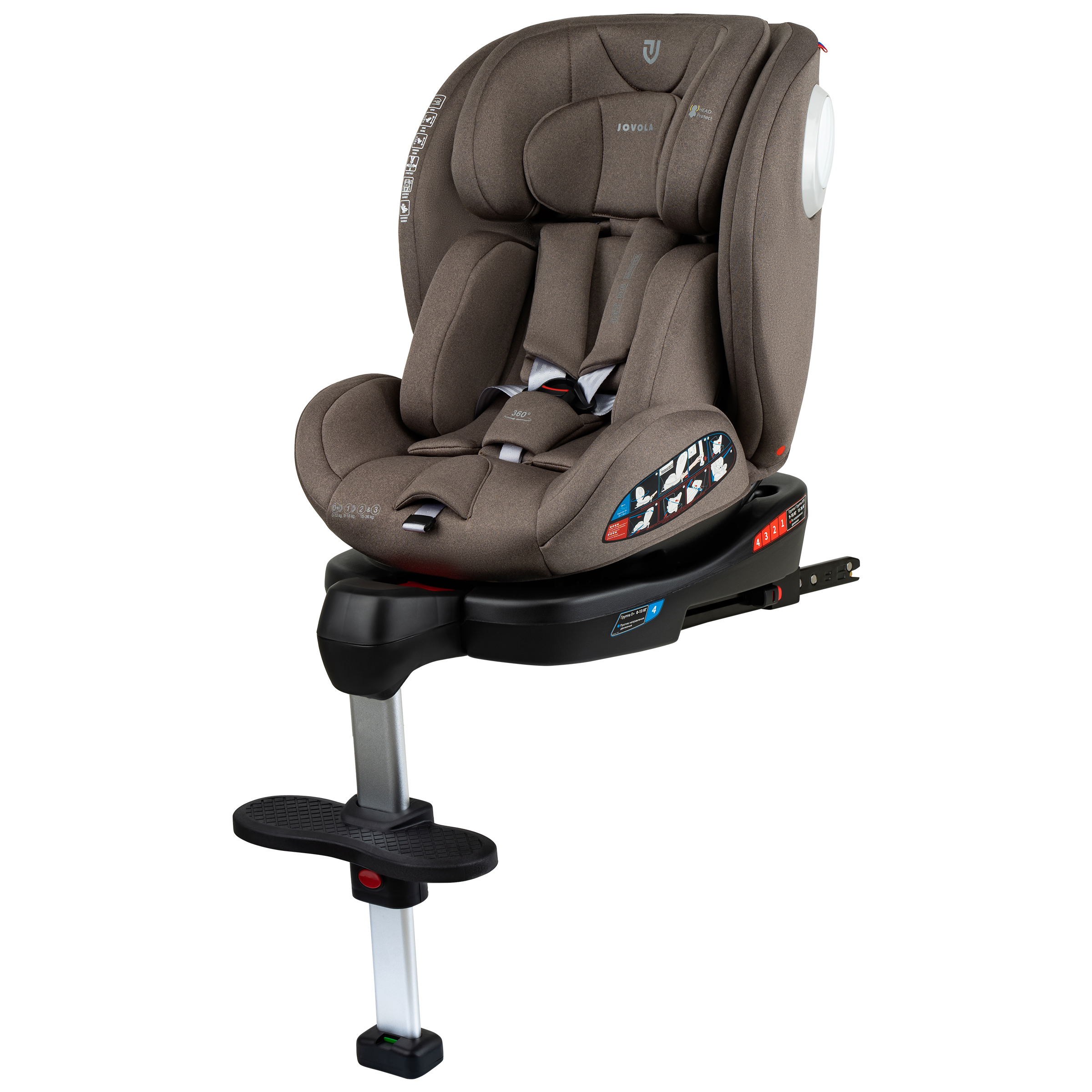Автокресло JOVOLA Jet Isofix 0+/1/2/3 (0-36 кг) - фото 7