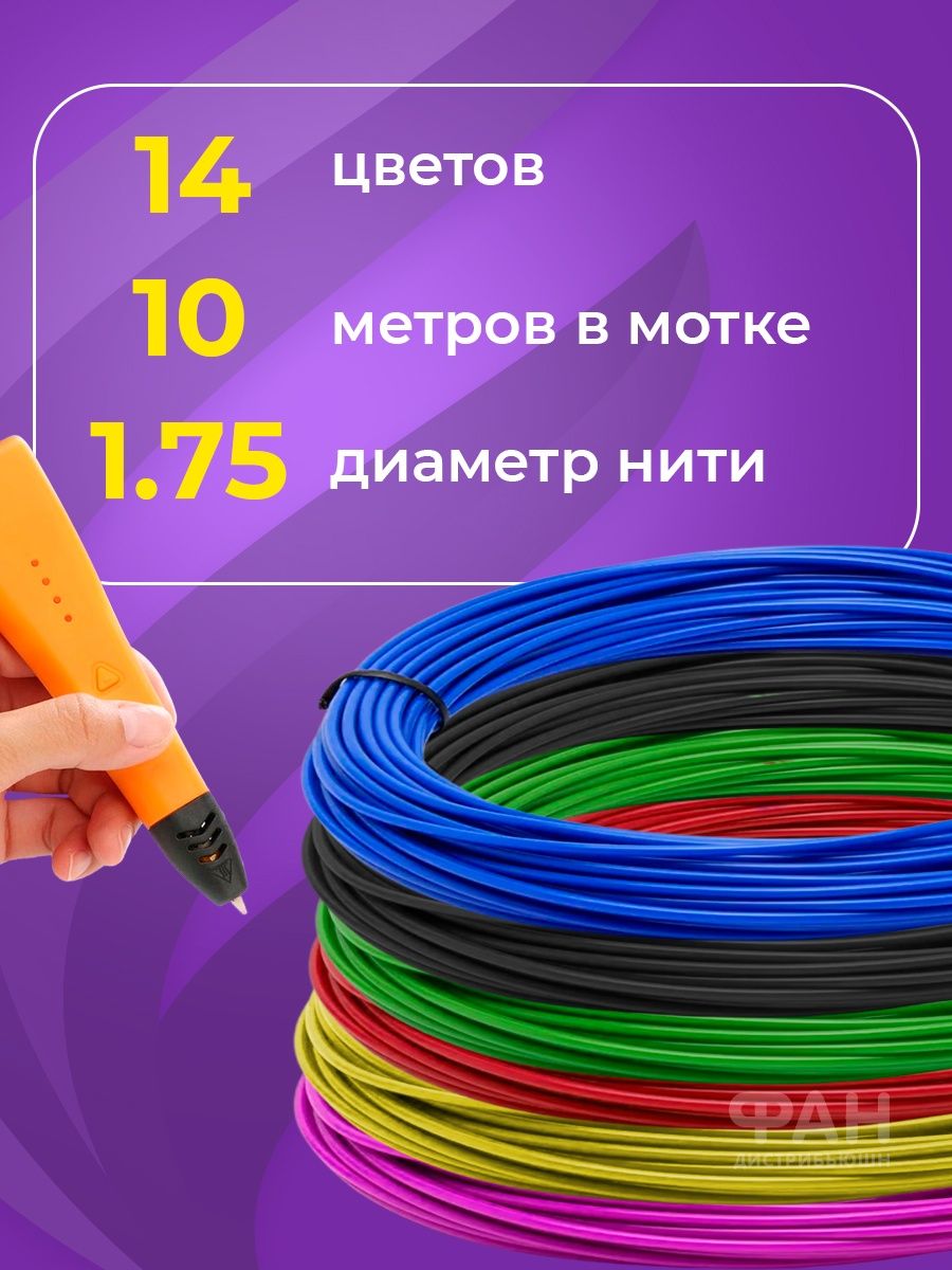 Пластик Funtasy 14 цветов - фото 4