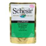 Корм влажный для кошек Schesir 100г филе цыпленка