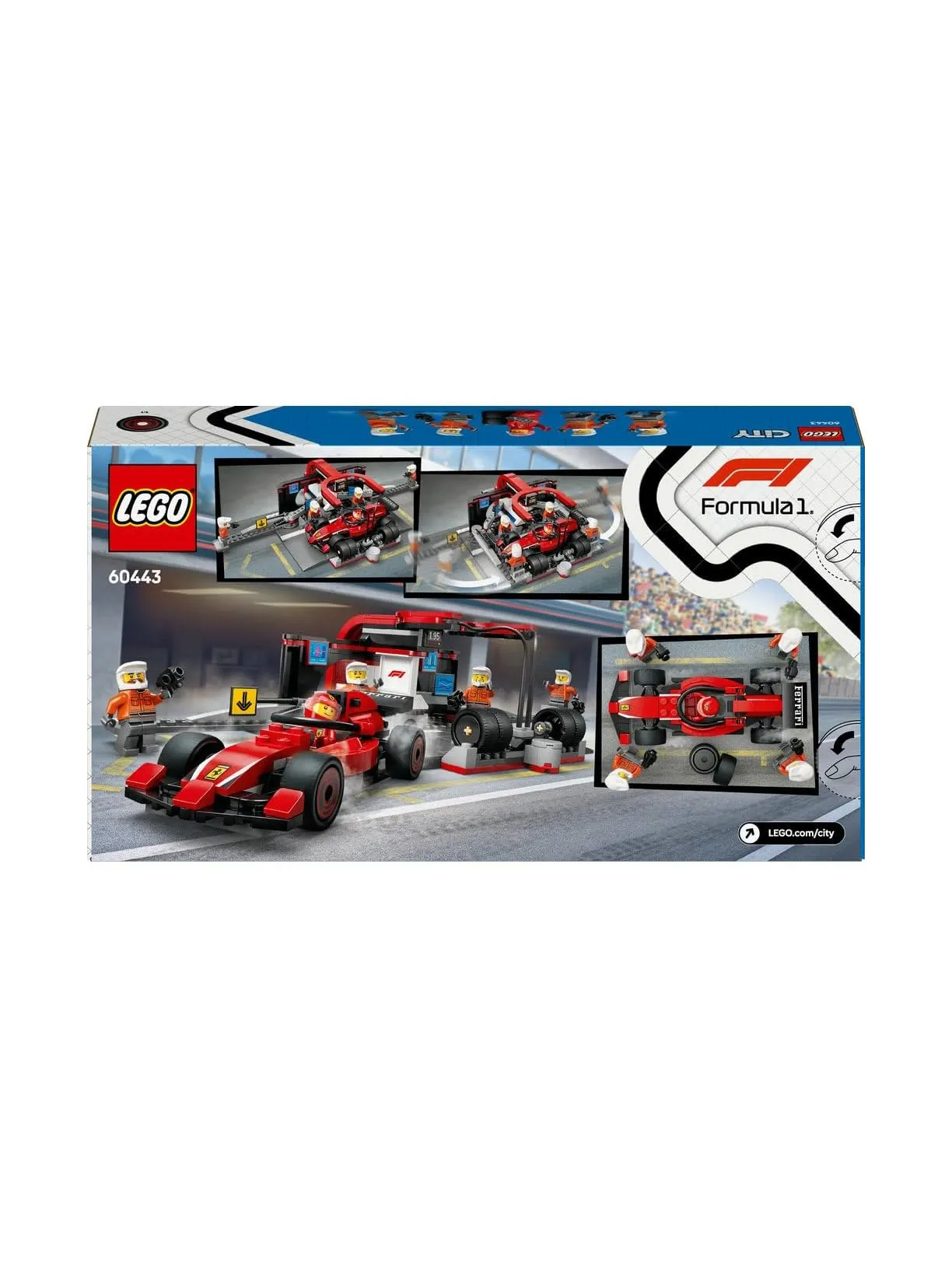 Конструктор LEGO City Пит-стоп F1 322 дет. - фото 7