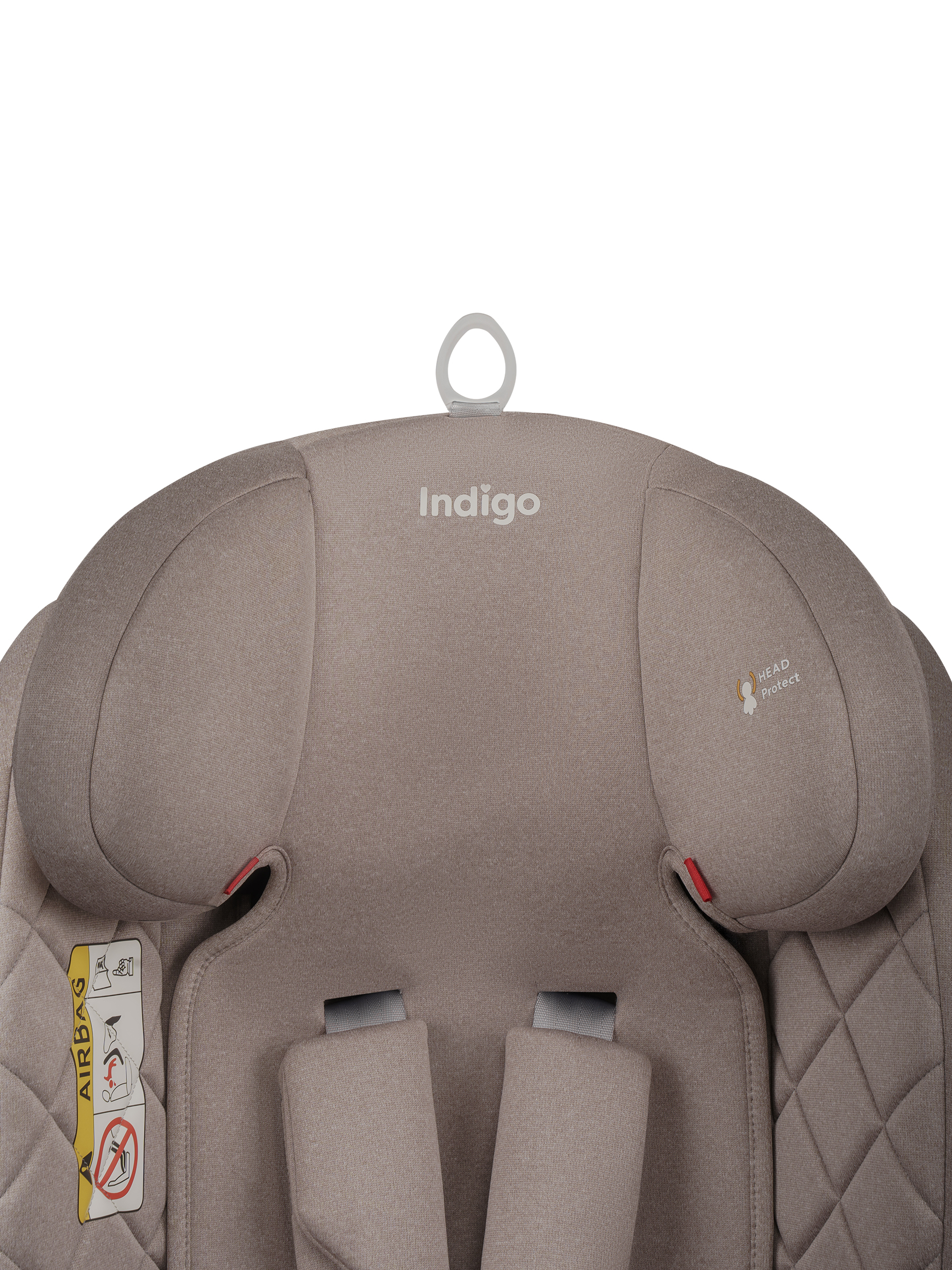 Автокресло Indigo Tourneo S Isofix 0+/1/2/3 (0-36 кг) бежевый - фото 36