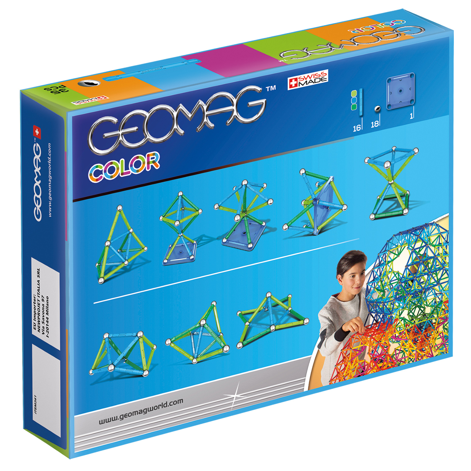 Конструктор Geomag Color магнитный - фото 9