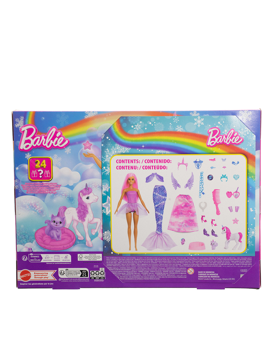 Кукла модельная Barbie Dreamtopia Адвент календарь русалка Барби высота 29 см JFL66 - фото 10