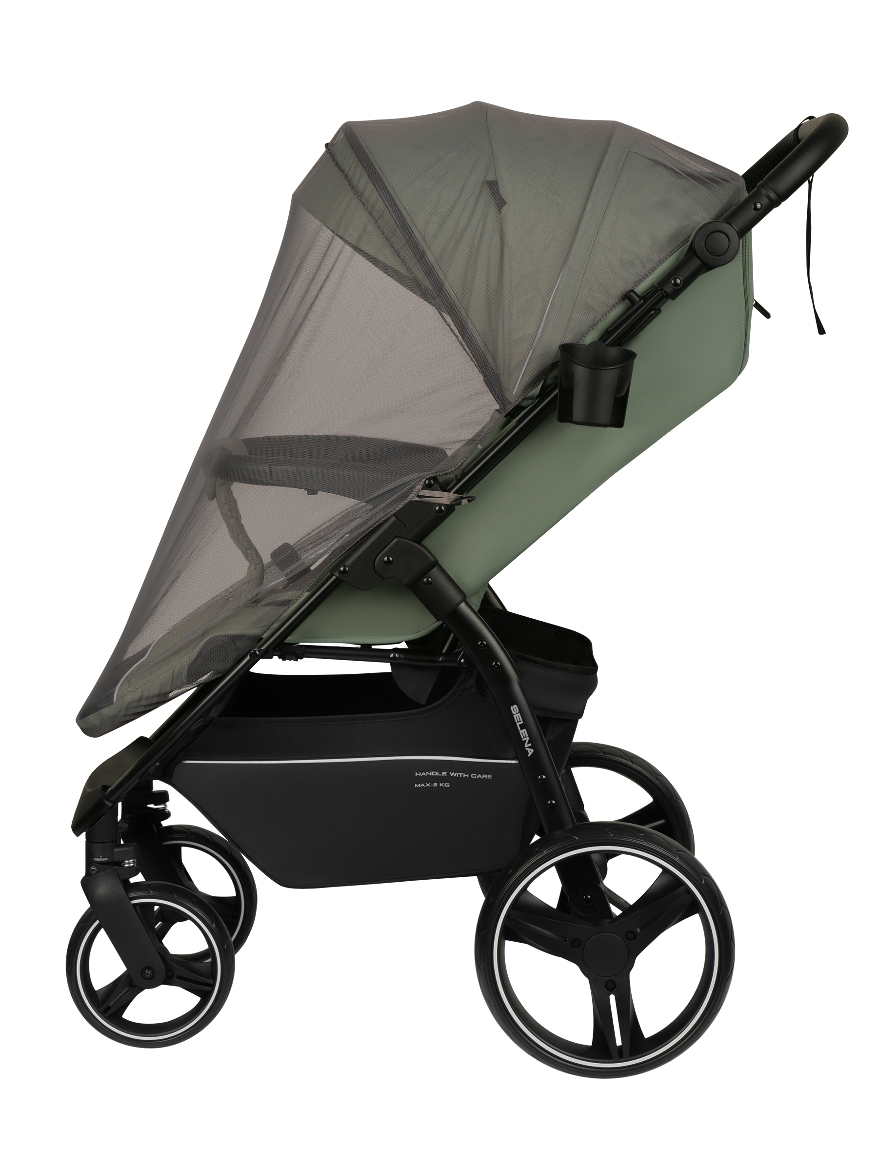 Коляска прогулочная JOVOLA SELENA 2026 всесезонная зеленый - фото 11