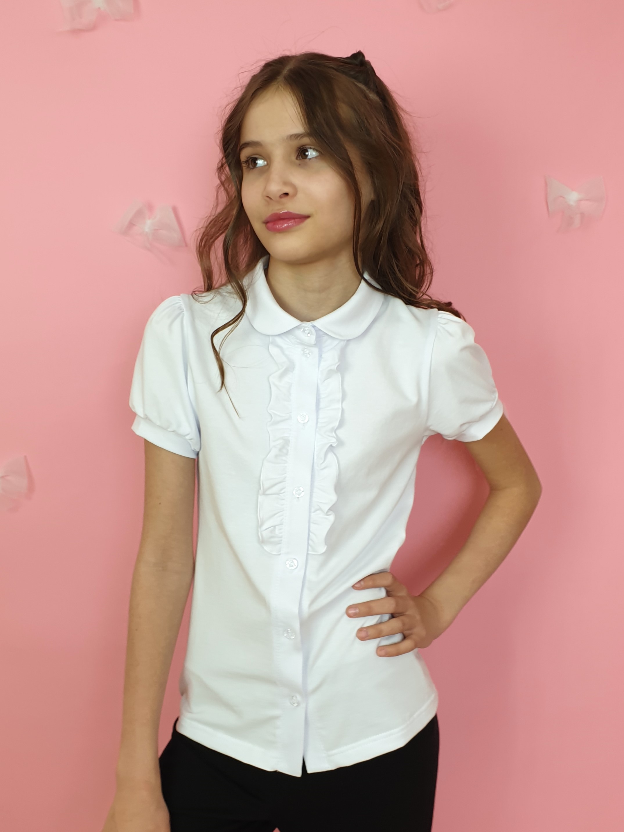 Блузка Luneva Шк 02-1. - фото 8